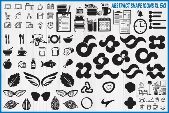 Abstract Shape Icons Set