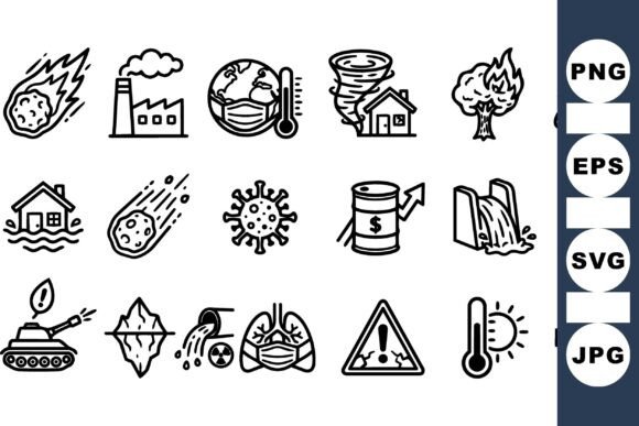 Disaster Risk Icon Pack