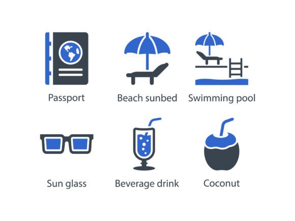 Summer Icon Set 2: Clean Glyph Icons for Real Projects