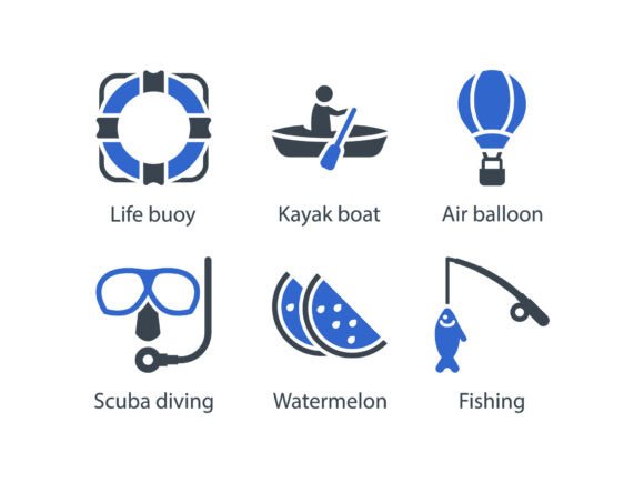 Summer Icon Set 3: A Thoughtful Choice for Designers Who Value Precision and Versatility