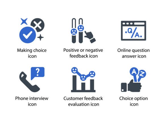 Survey Rating Icon Set 6: Precision, Versatility, and Design Integrity in Every Glyph