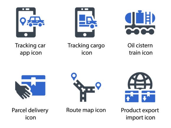 Transport and Logistics Icon Set 5: Icons That Move With Your Project