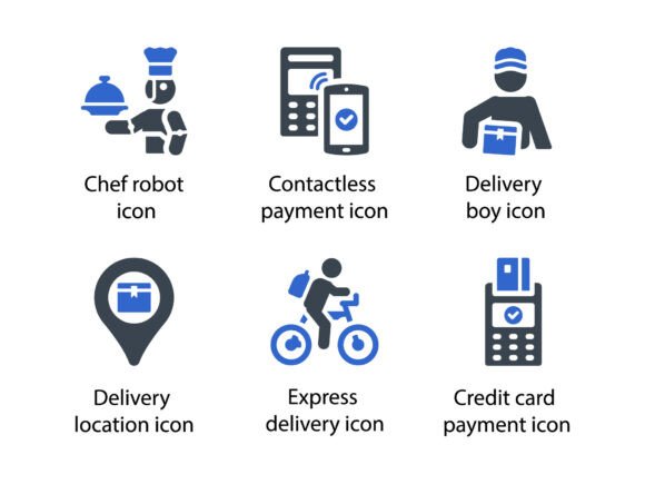 Untact Economy Icon Set 2