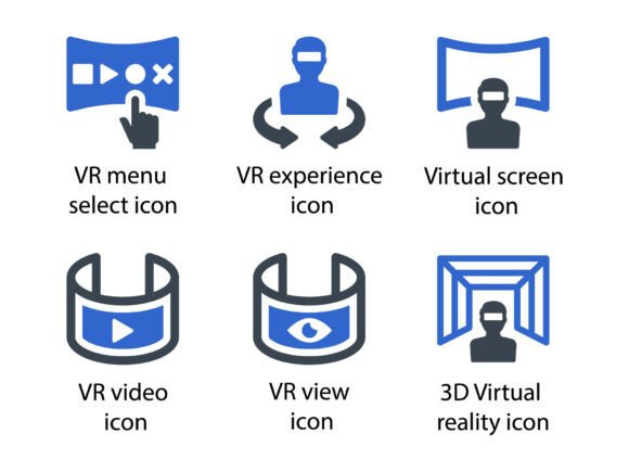 Virtual Reality Icon Set 1: A Strategic Design Asset for Clarity, Consistency, and Communication
