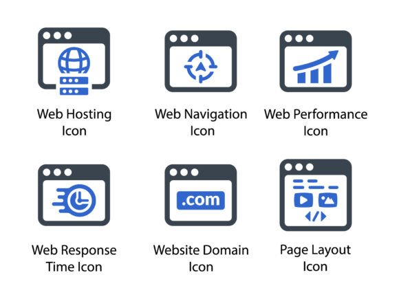 Web Development Icon Set 5: Precision Glyph Icons for Modern Digital Workflows