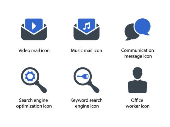 Web Marketing Icon Set 6: Precision Glyph Icons for Real Projects