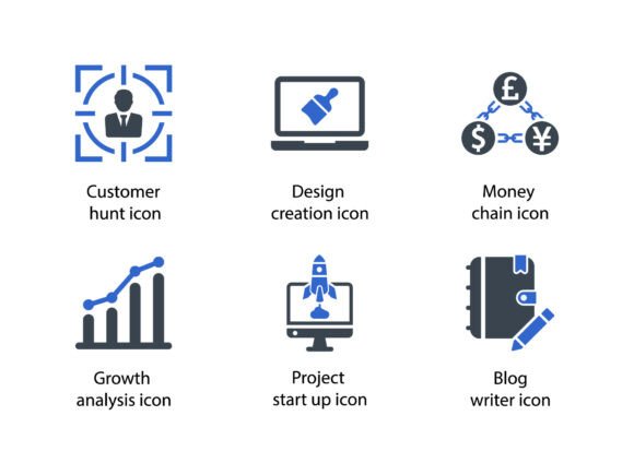Web Marketing Icon Set 7: Clean, Versatile Icons for Real-World Design Work