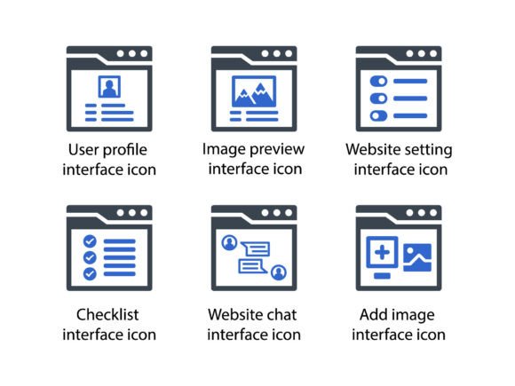 Website Interface Icon Set 2: Clean, Versatile Glyph Icons for Real Design Work